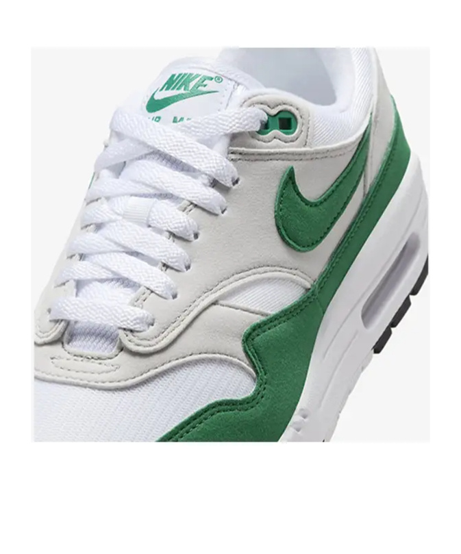 Nike Air Max 1 Sneakers In Green-gray In White