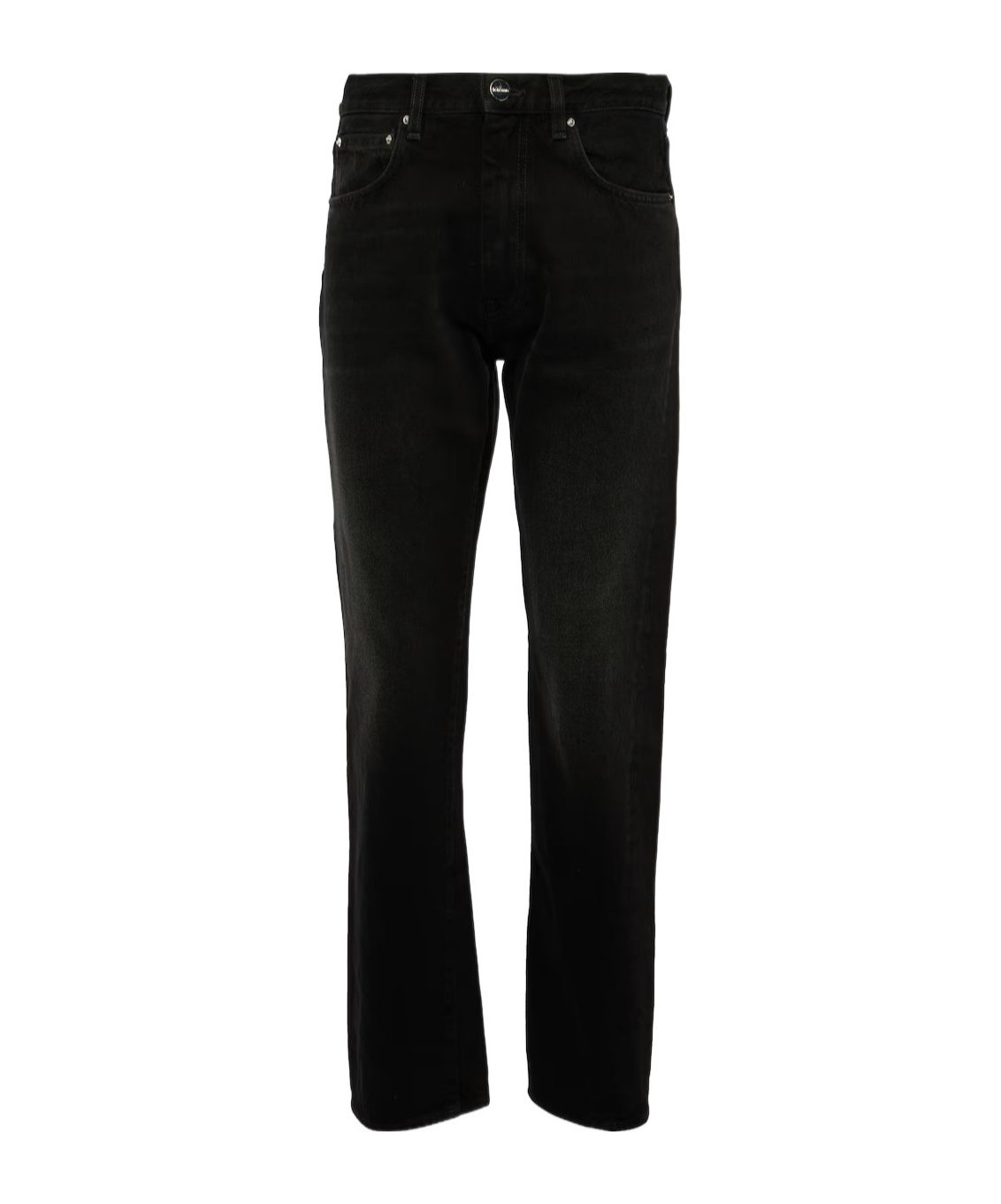 Totême Mid-rise Cropped Jeans In Black