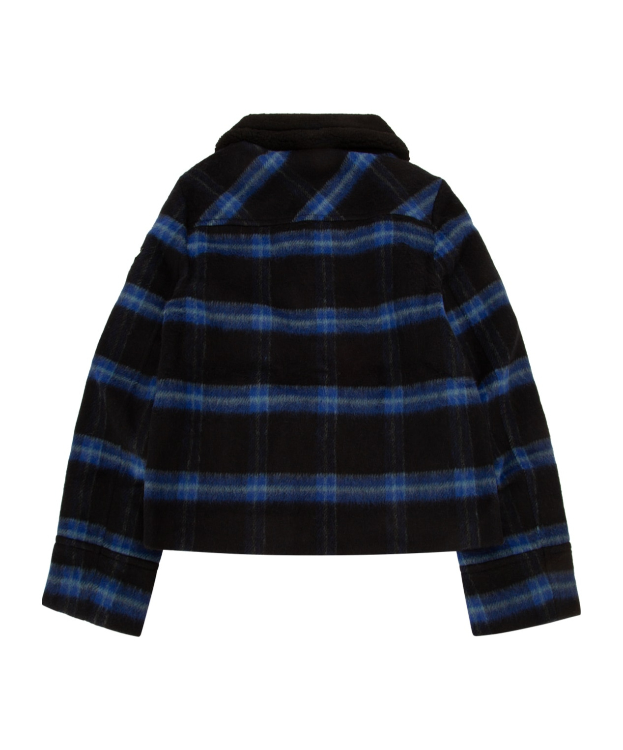 Zadig & Voltaire Check Zipper Jacket In Black