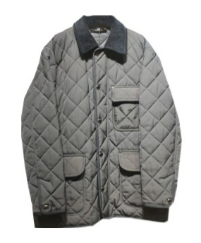 Burberry Lapel Long-sleeved Casual Jacket In Gray