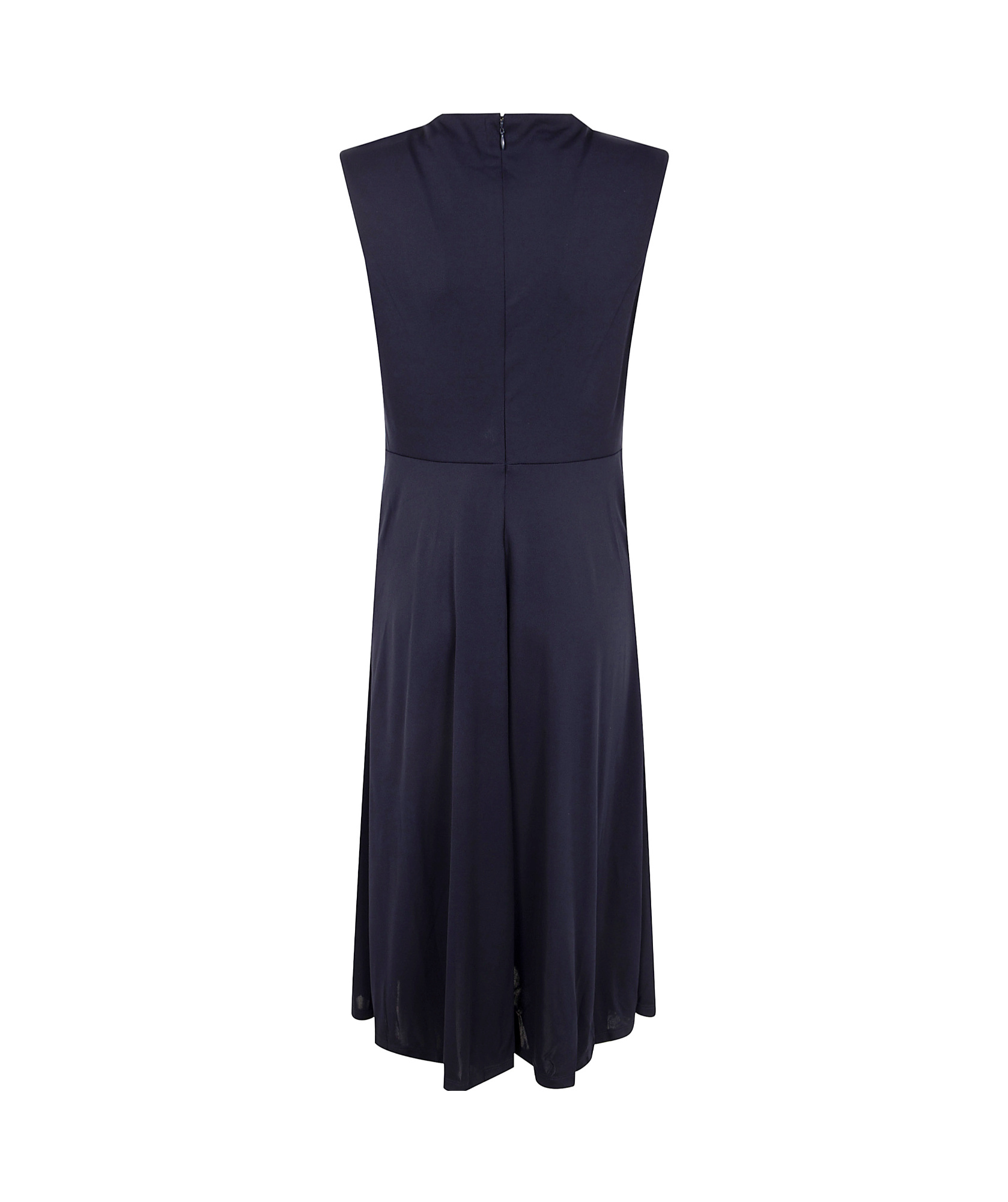 Polo Ralph Lauren Tessane Flared Midi Dress In Black