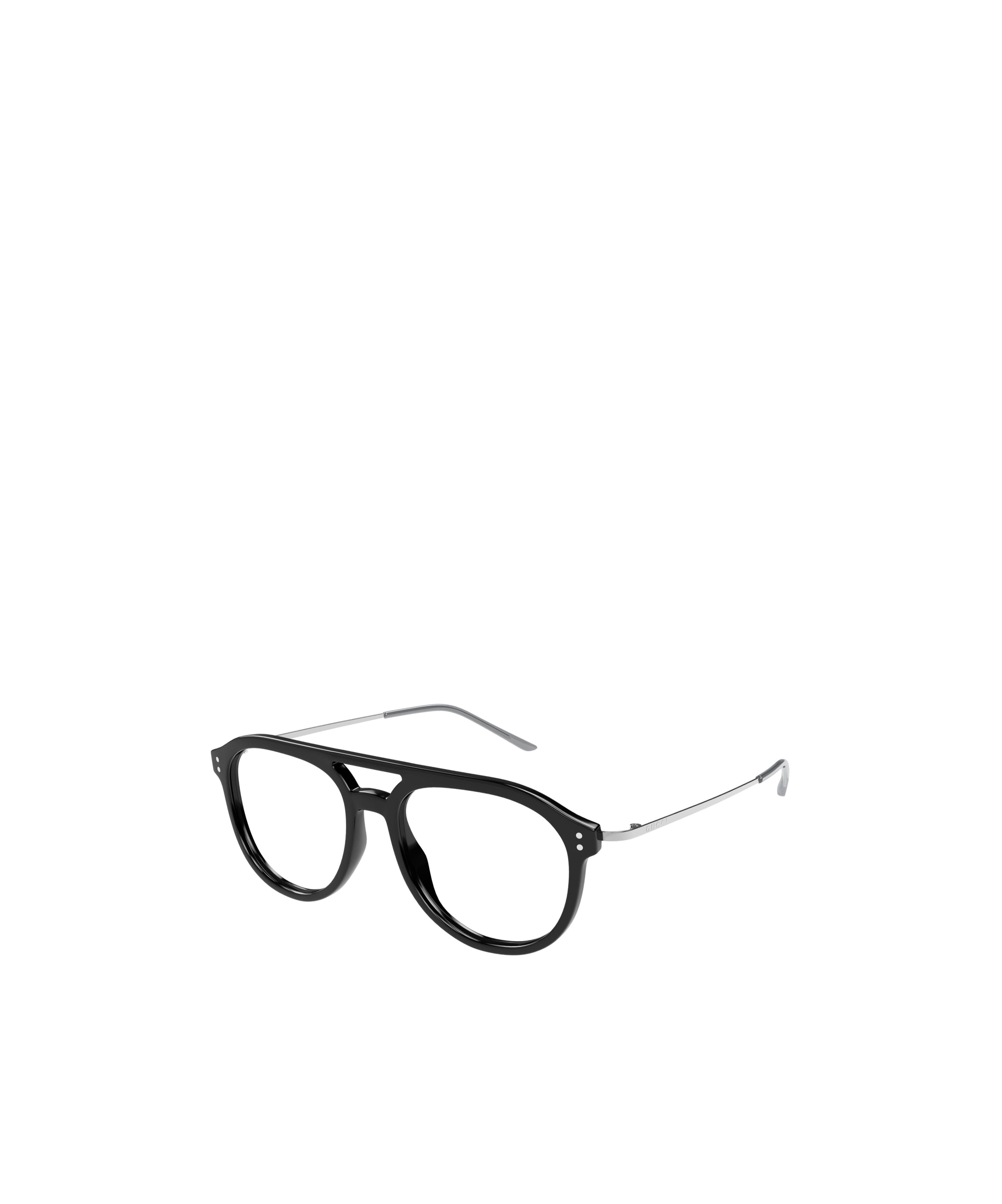Gucci Gg1708o Pilot-frame Glasses In Black