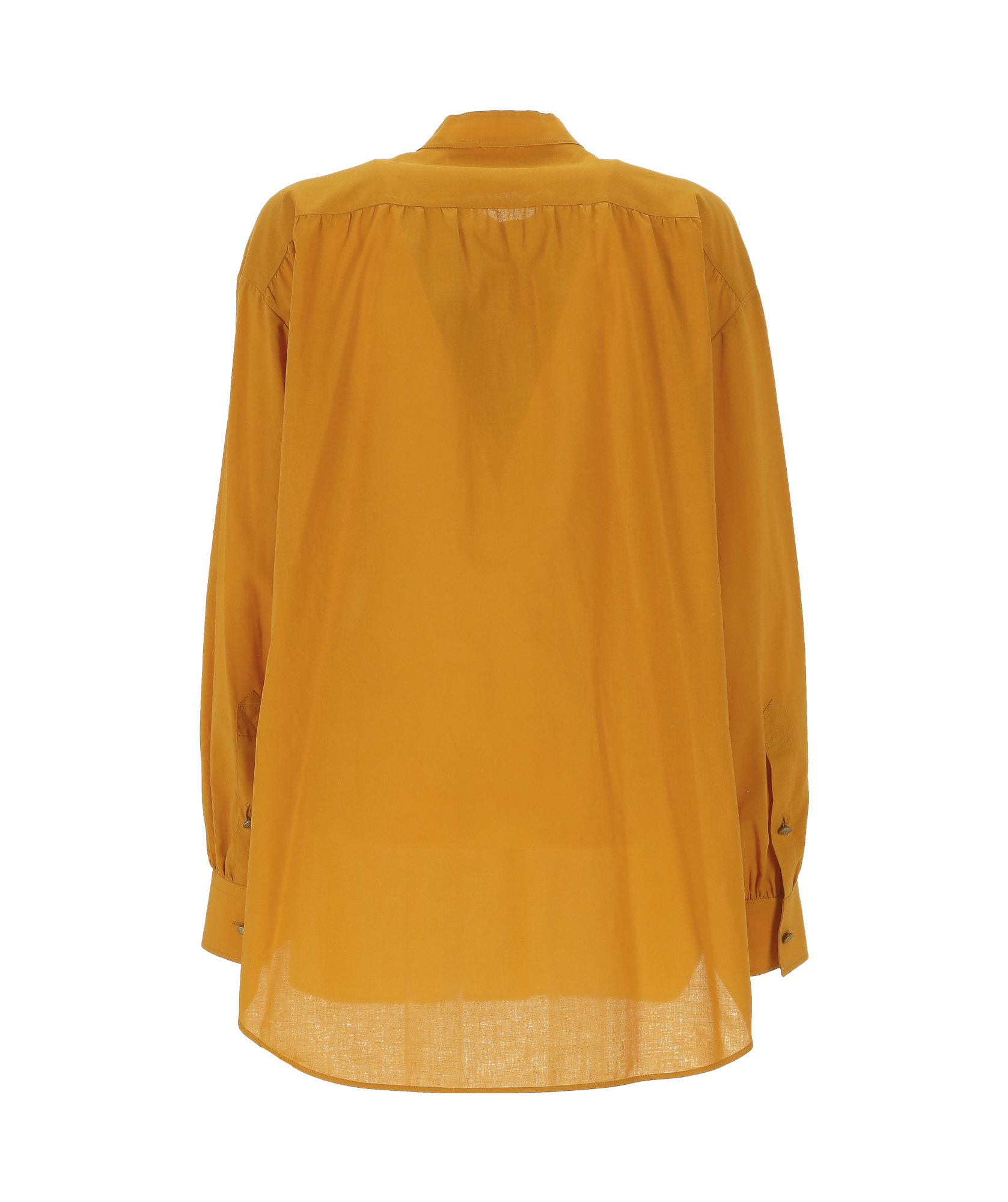 Valentino Lace-embellished Shirt In Orange