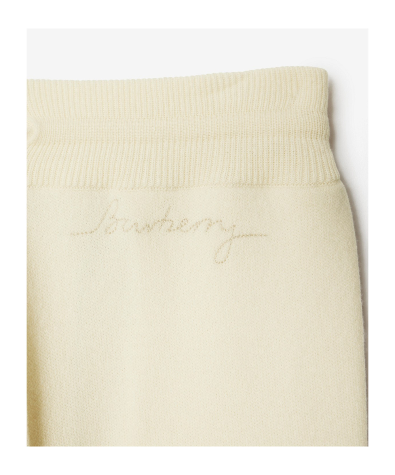 Burberry Wool Cashmere Blend Jogging Pants In Nutmeg