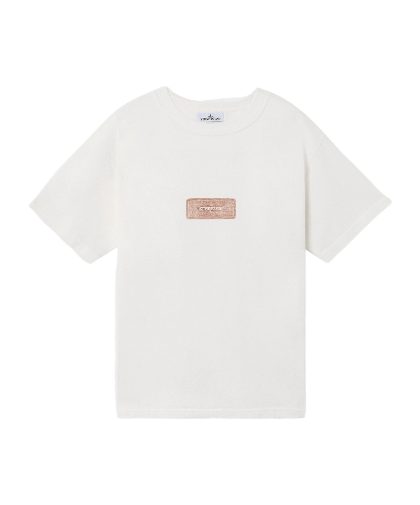 Stone Island Regular-fit Short-sleeve T-shirt With Archive-inspired Print In White