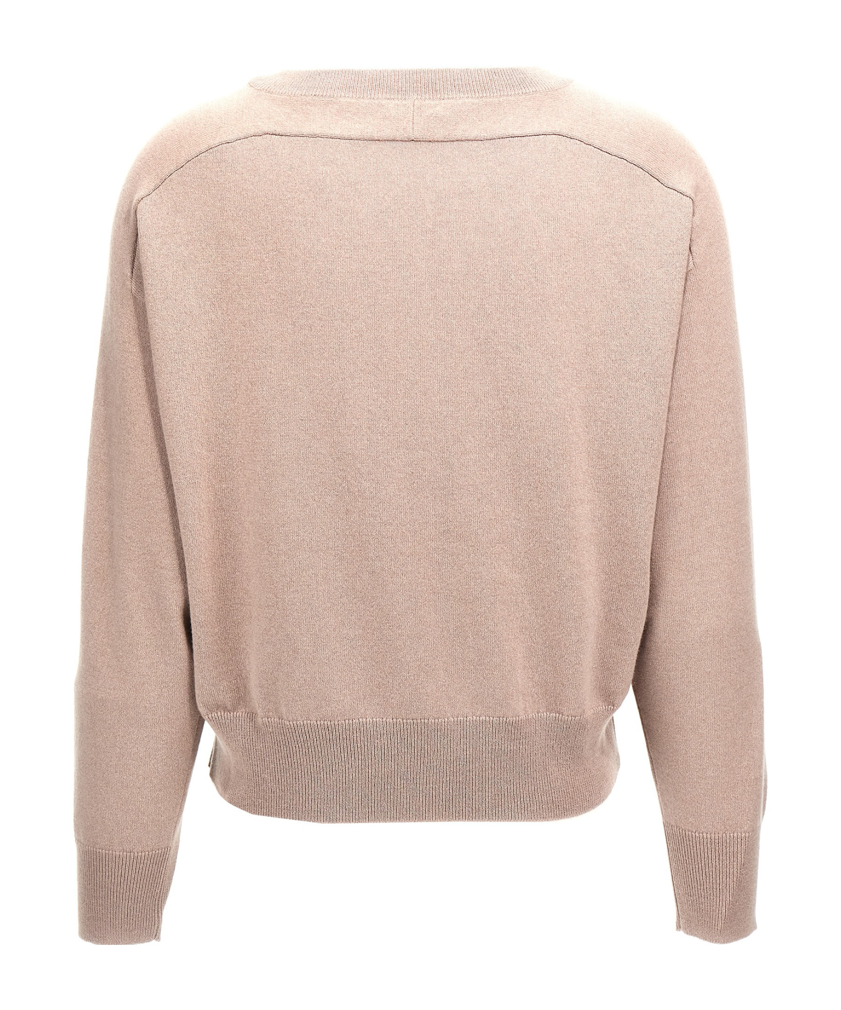 Brunello Cucinelli Boat-neck Cashmere Jumper In Nude