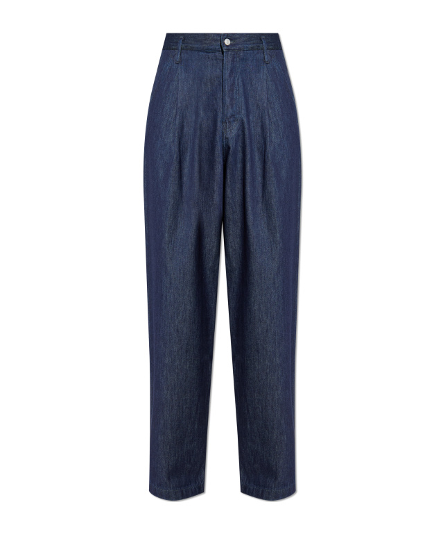 Dries Van Noten Jeans With Belt Loops In Blue