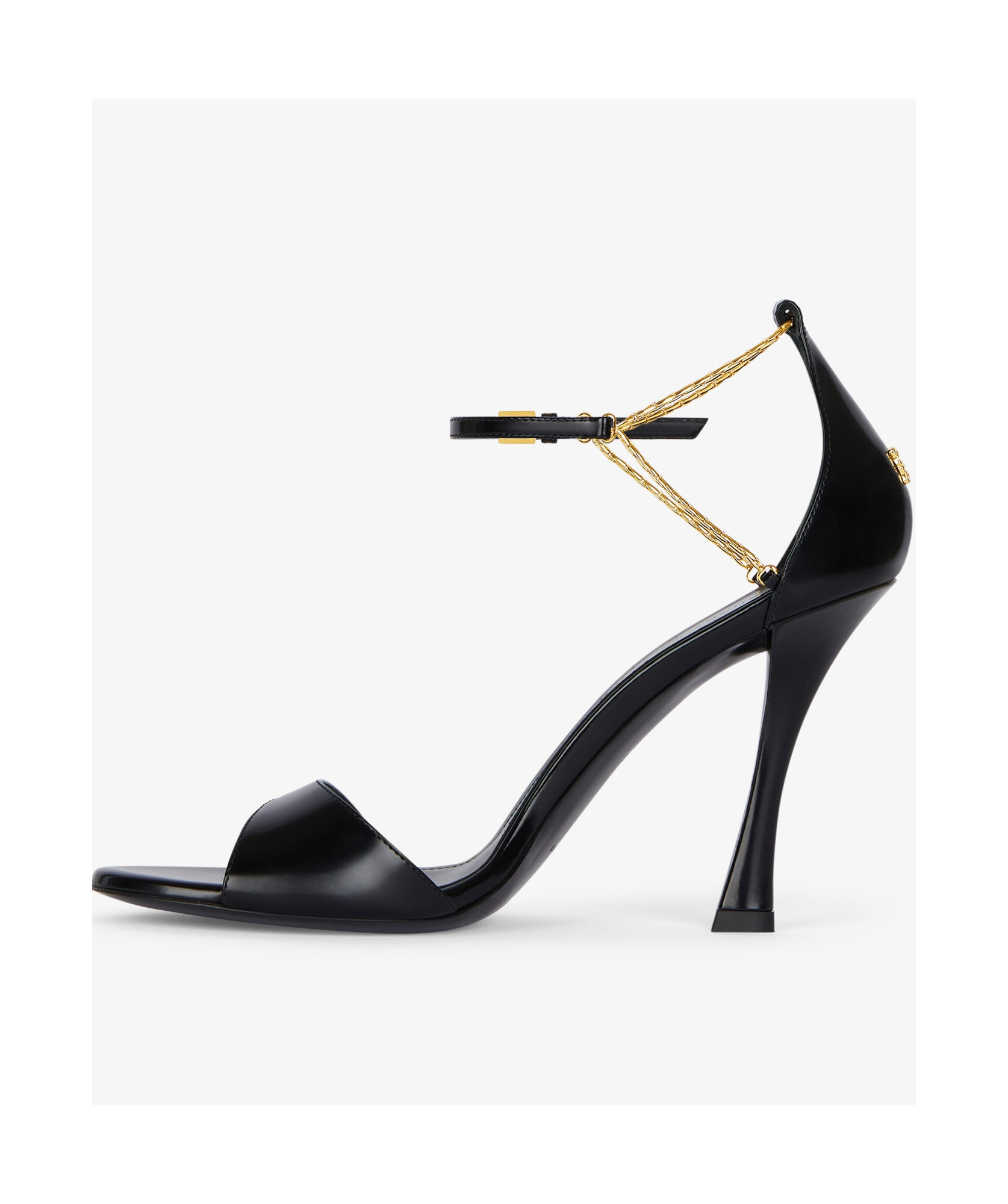 Shop Givenchy 4g Liquid Sandals In Leather In Black