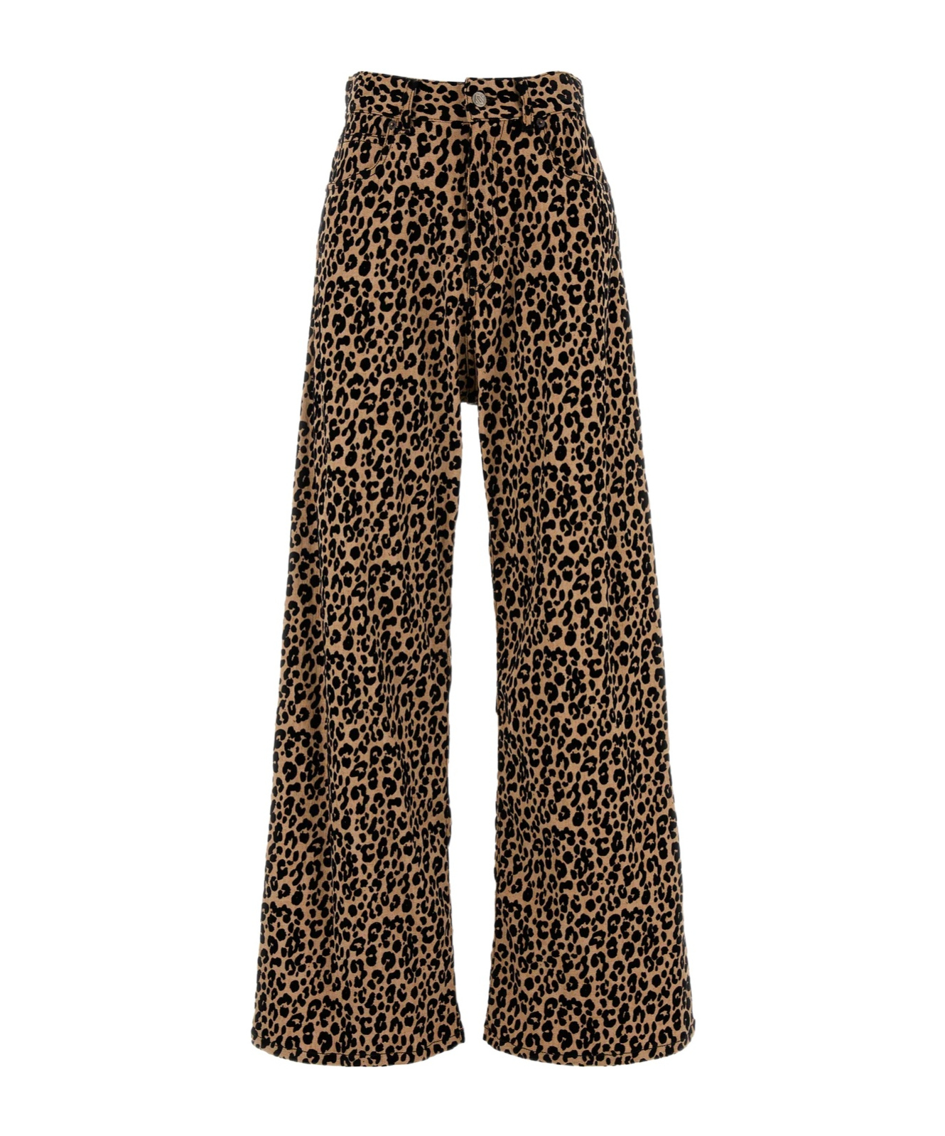 Giuseppe Di Morabito Printed Stretch Polyester Blend Pant In Animal Print