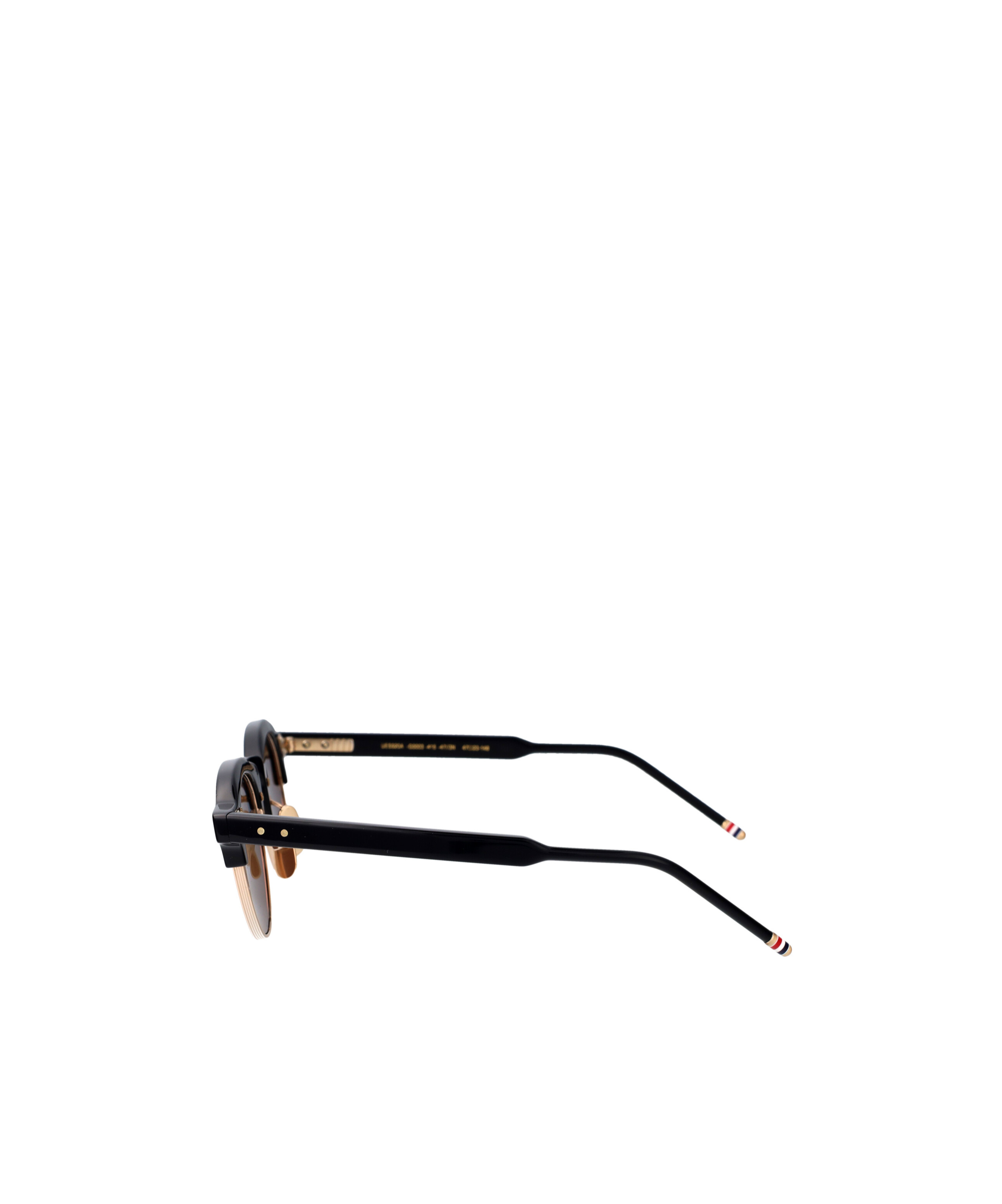 Thom Browne Round-frame Sunglasses In Brown