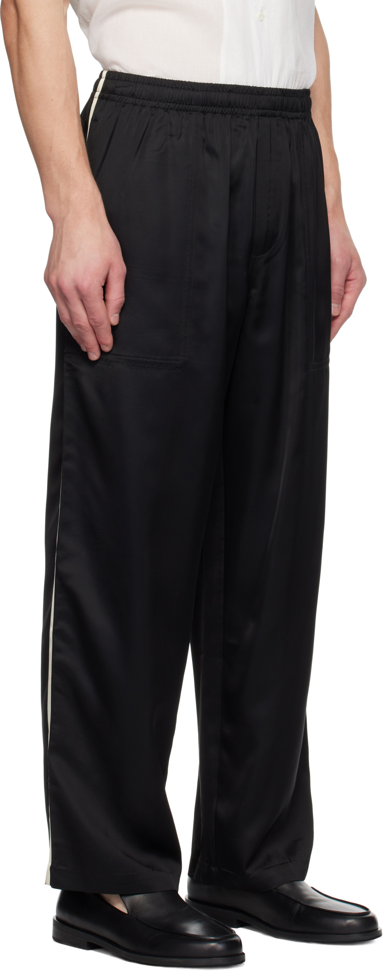 Bode Barathea Mcnab Trousers In Black