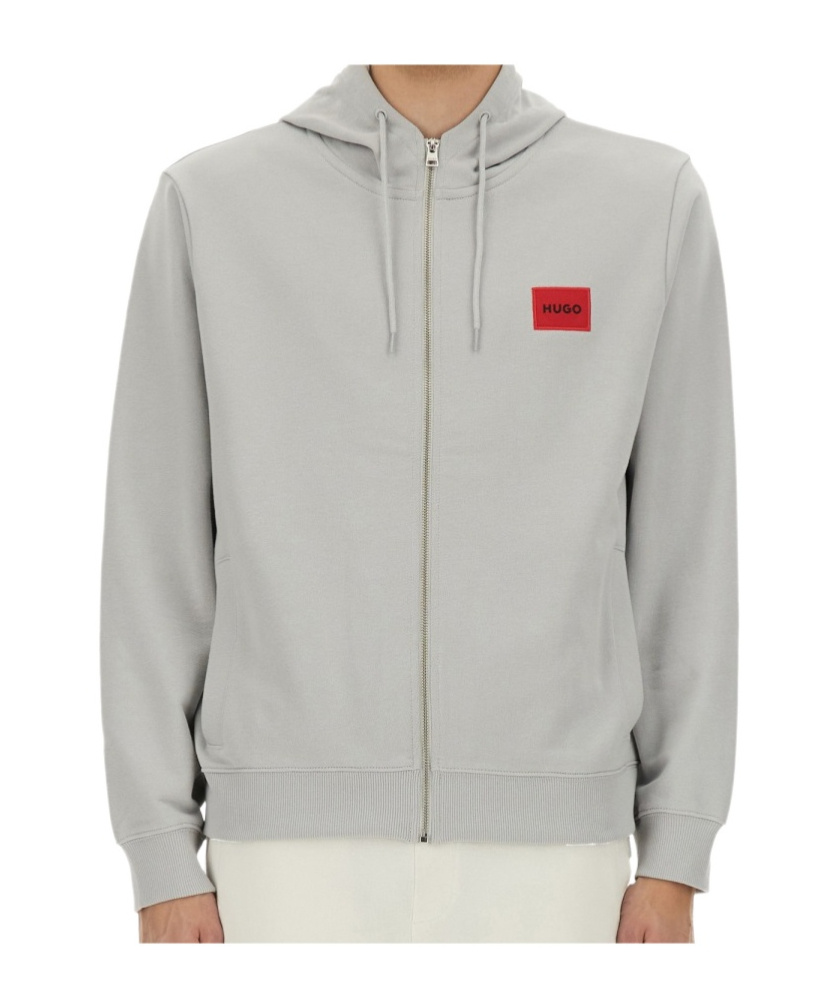Hugo Boss Hugo Sweatshirt With Logo In Grey