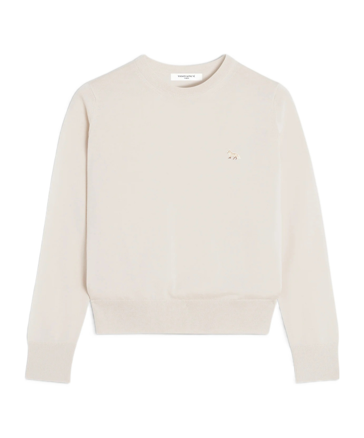 Shop Maison Kitsuné Long Sleeve Sweater In Pink