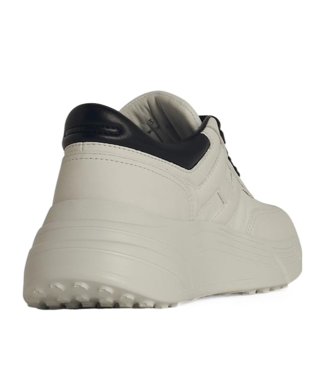 Hogan Round Head Low-cut Sneakers In Nude