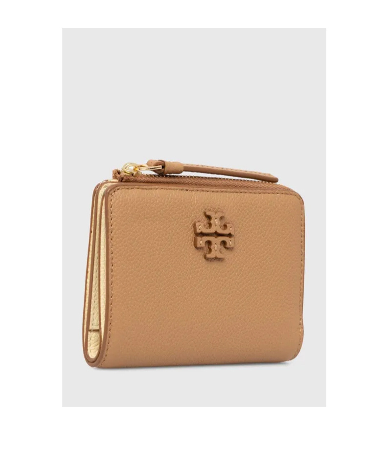 TORY BURCH LOGO-PATCH LEATHER WALLET