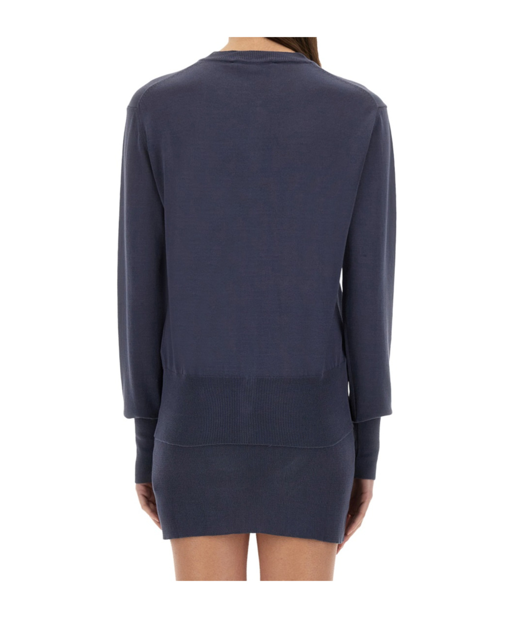 Vivienne Westwood Logo Embroidered Buttoned Cardigan In Blue