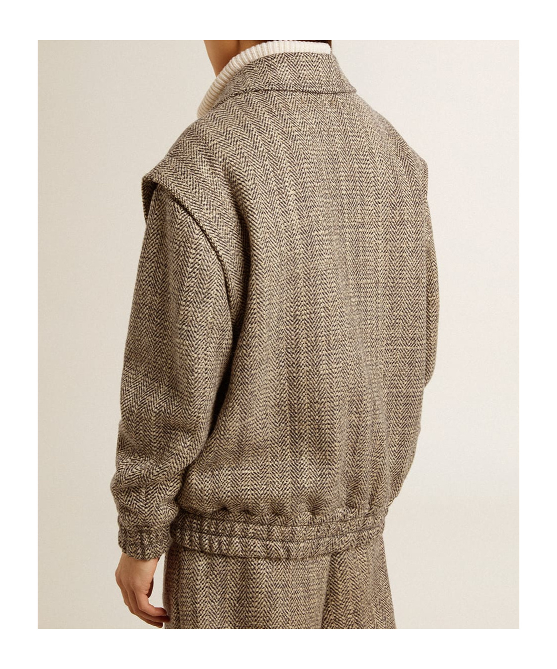Golden Goose Long-sleeved Casual Jacket In Multicolor