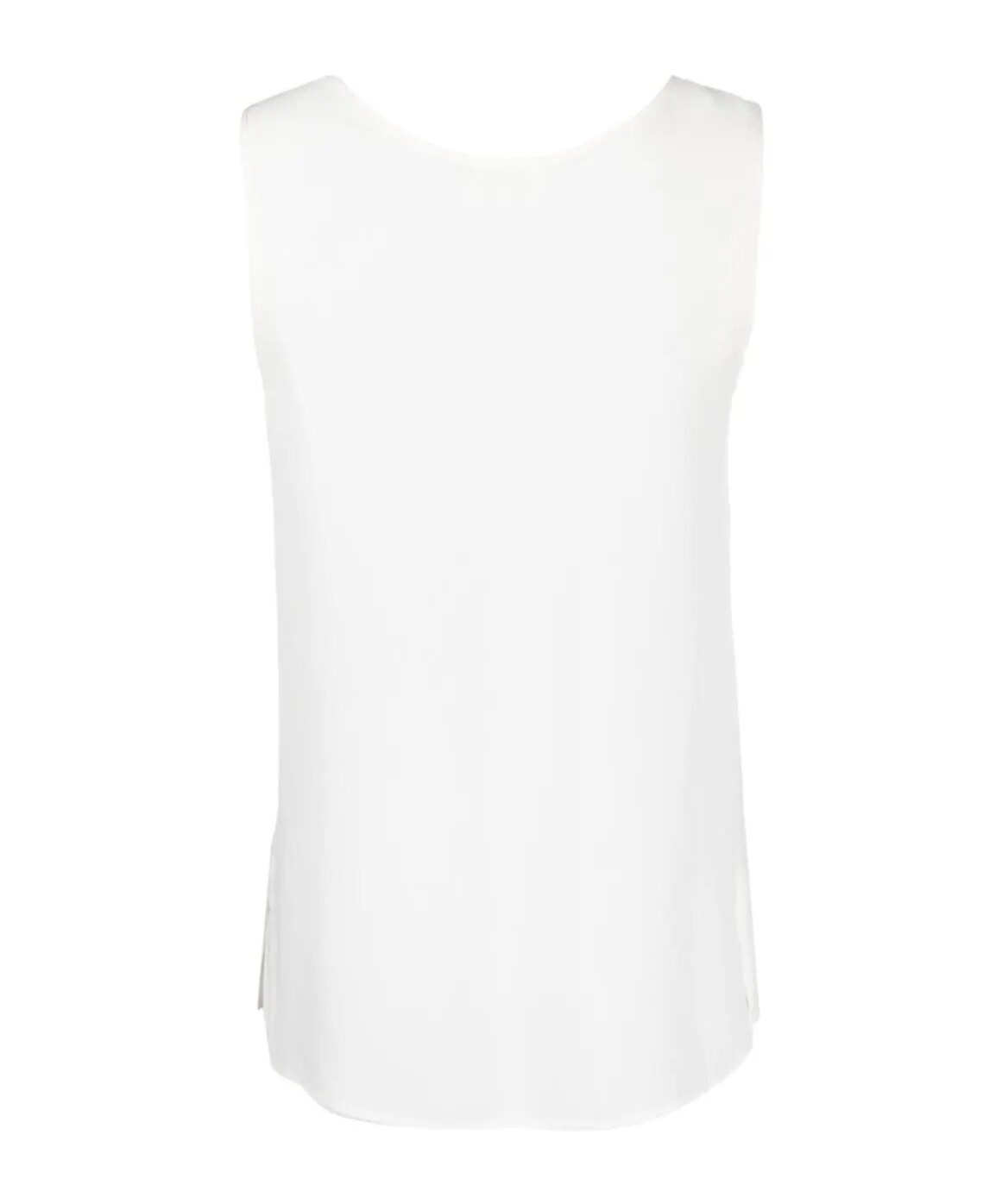 P.A.R.O.S.H U-NECK SILK TANK TOP 