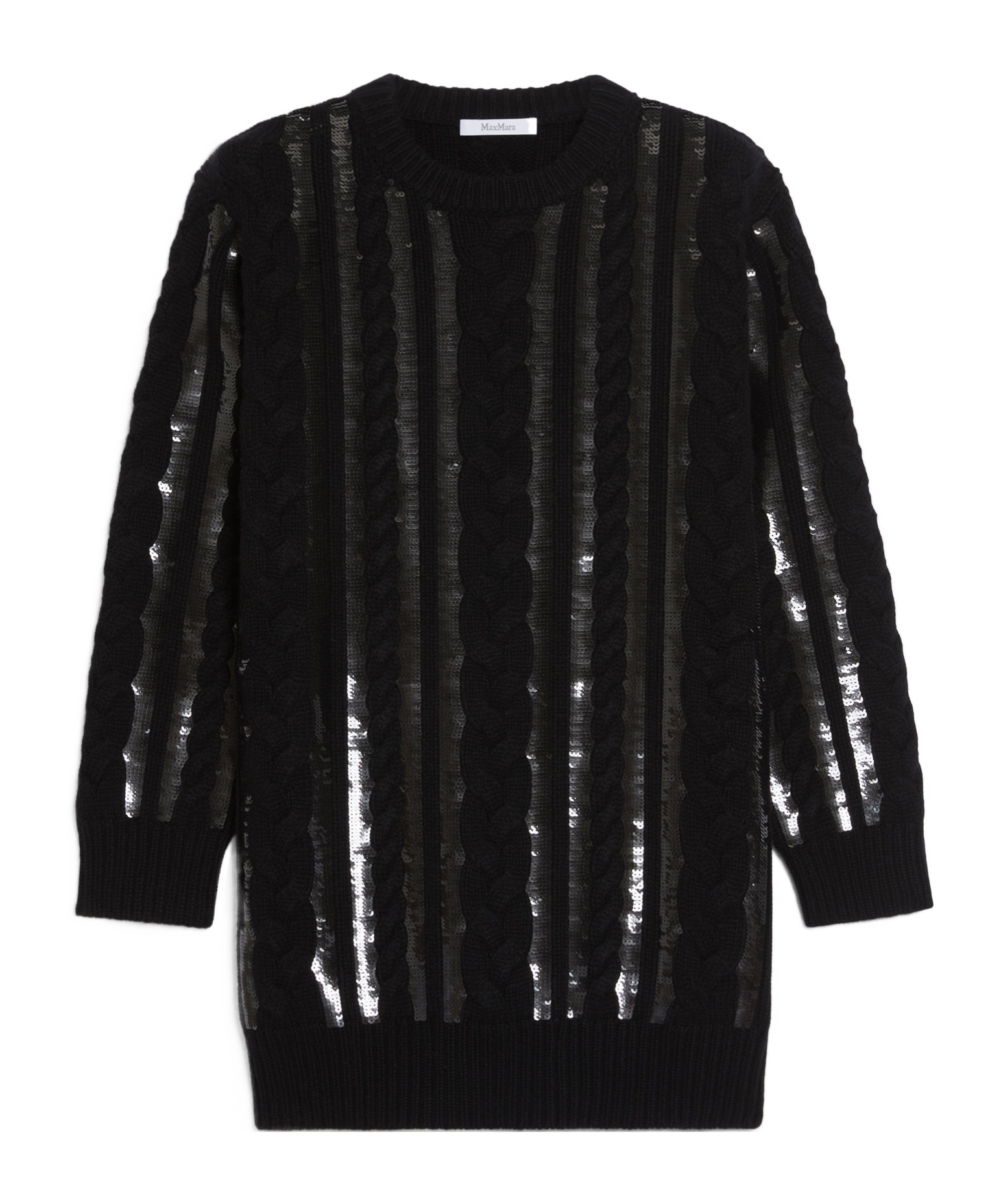 MAX MARA SHORT WOOL AND CASHMERE DRESS 