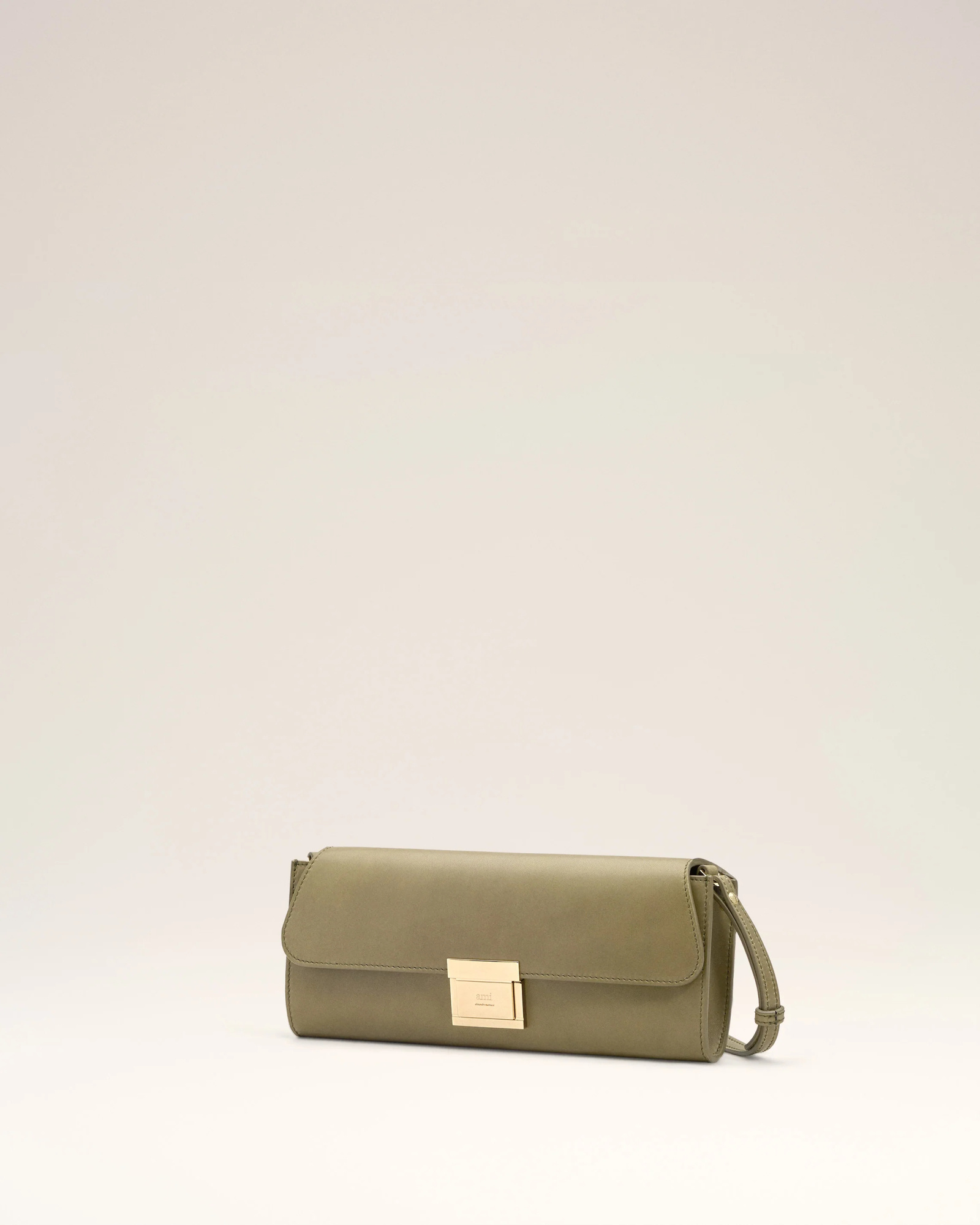 Ami Alexandre Mattiussi Flap Shoulder Bag In Green