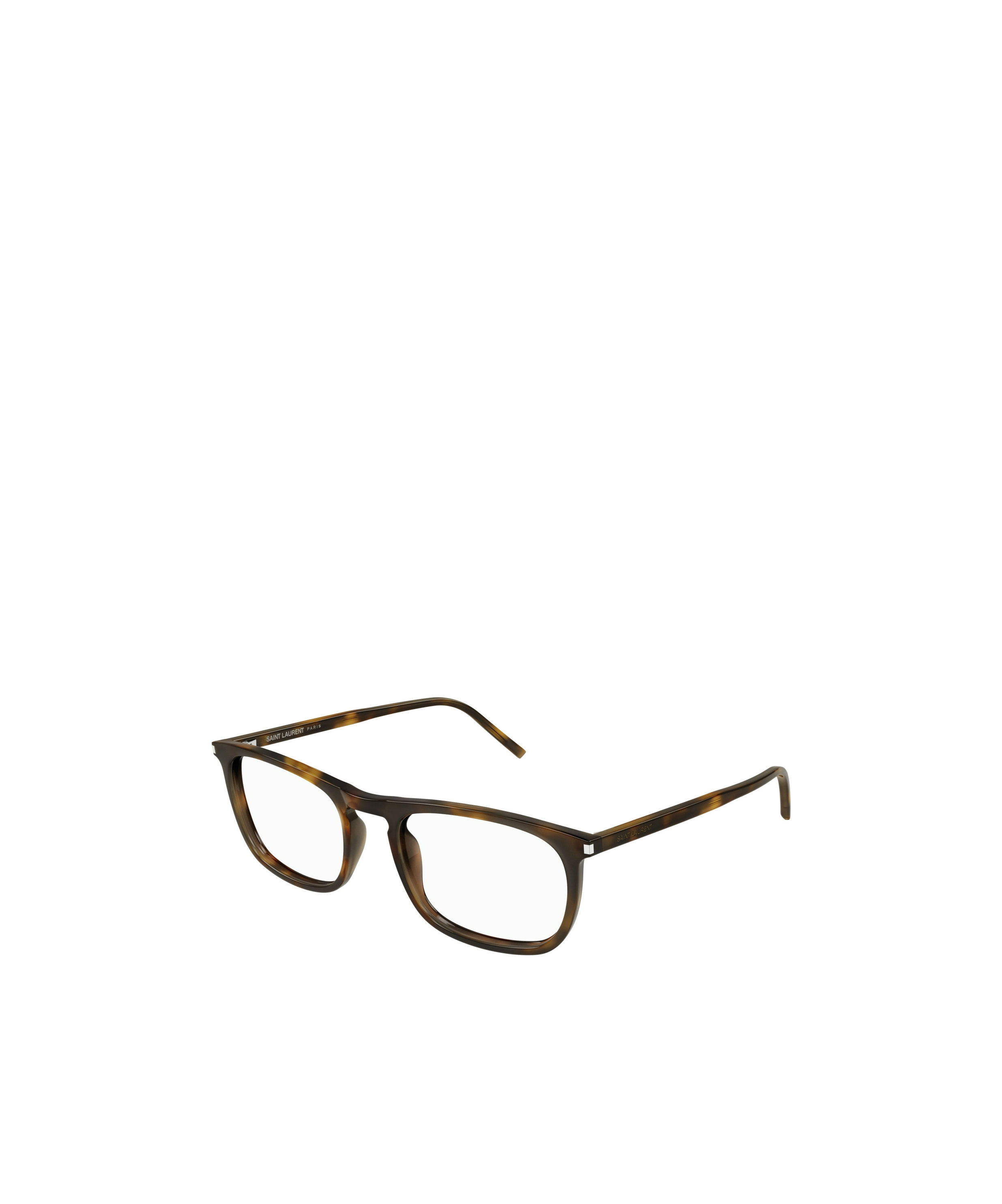 Saint Laurent Logo Flat Mirror In Green