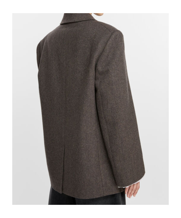 Acne Studios Raw-cut Blazer In Black