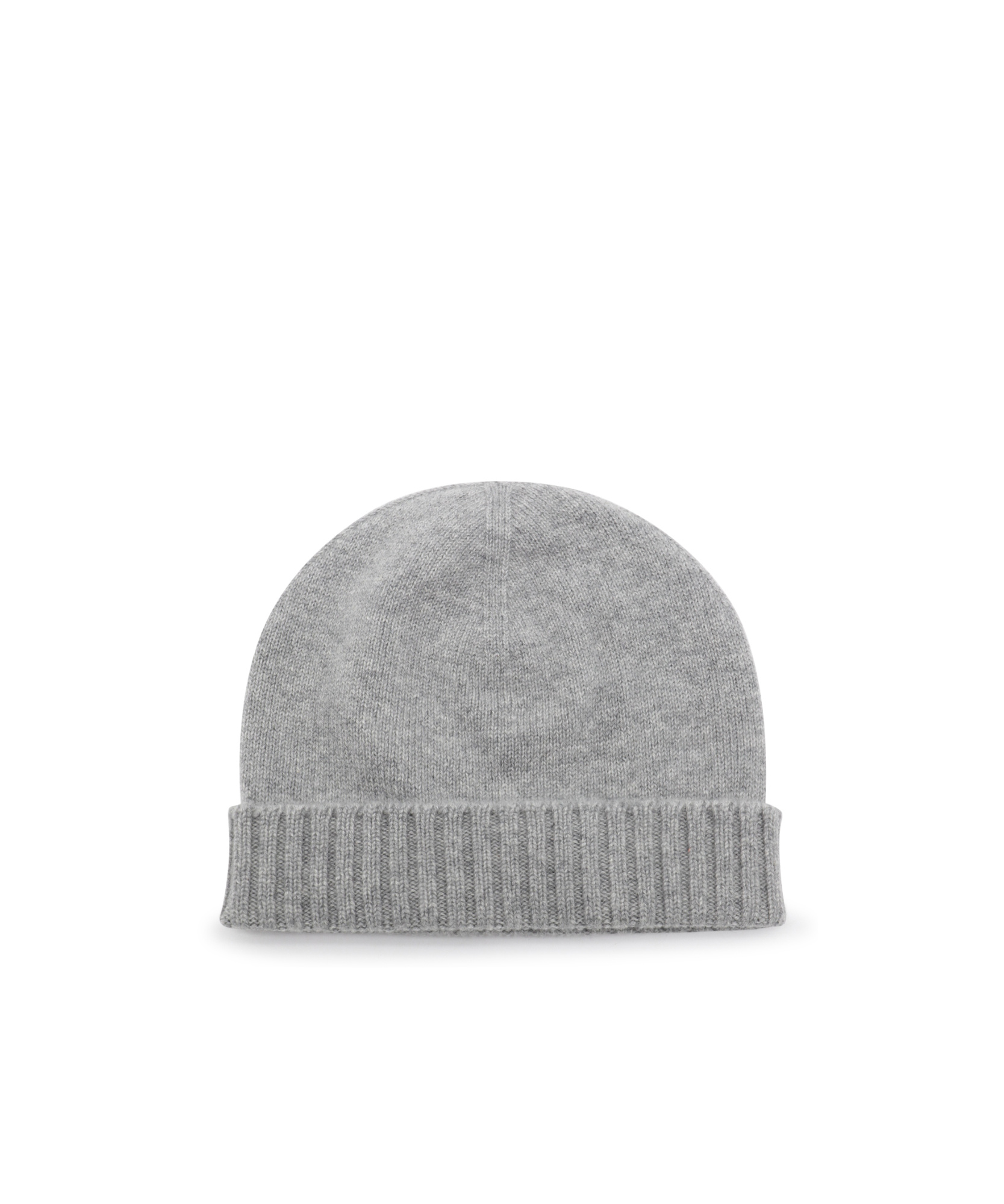 Malo Ribbed Cuff Soft Texture Hat In Gray