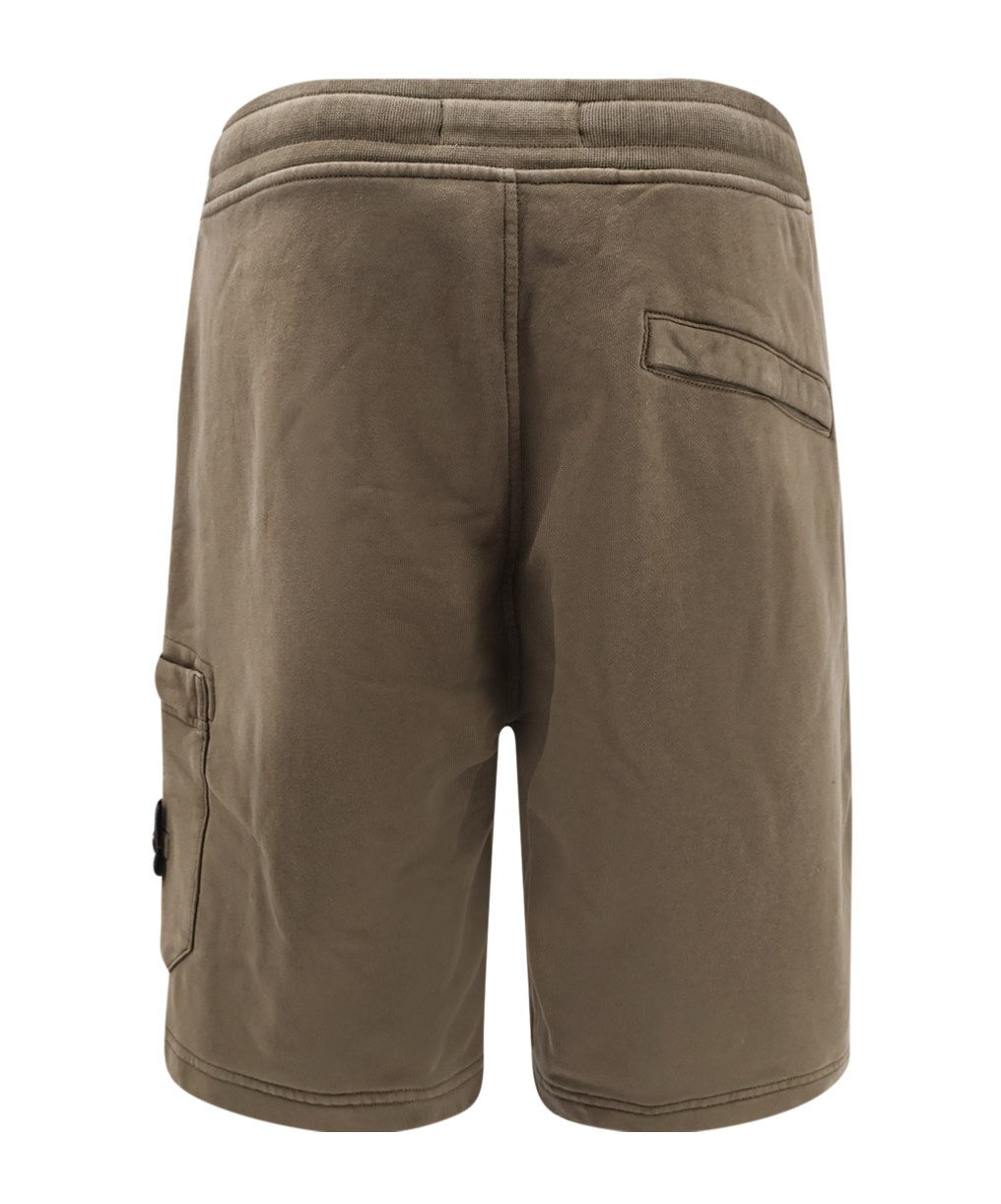 STONE ISLAND STONE ISLAND COMPASS PATCH DRAWSTRING SHORTS