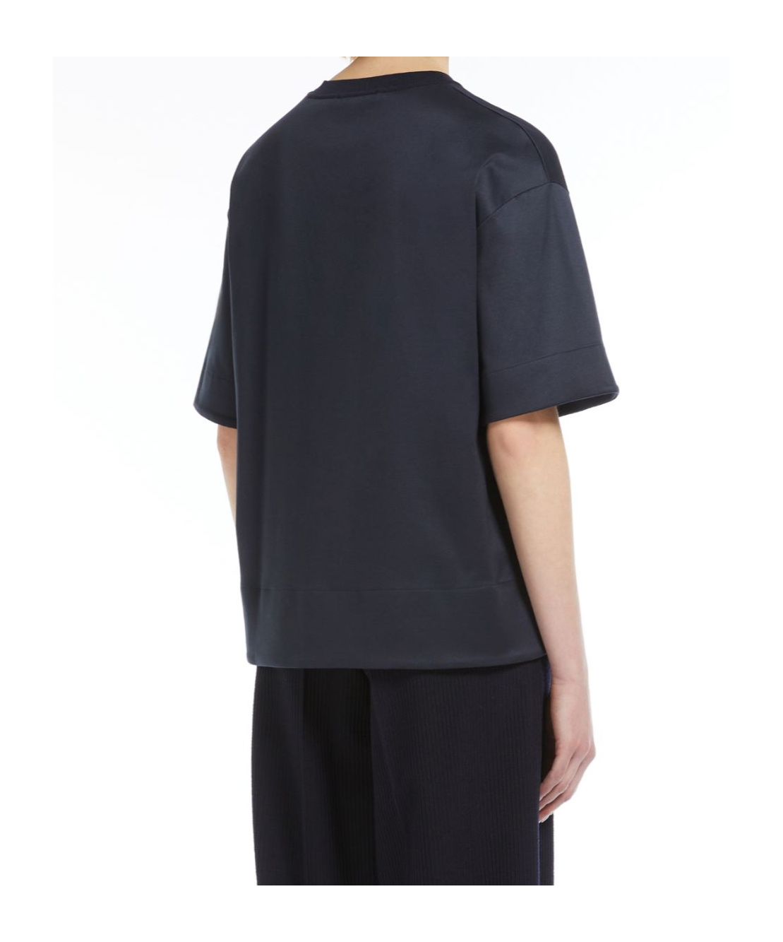 Max Mara Short-sleeved T-shirt In Black