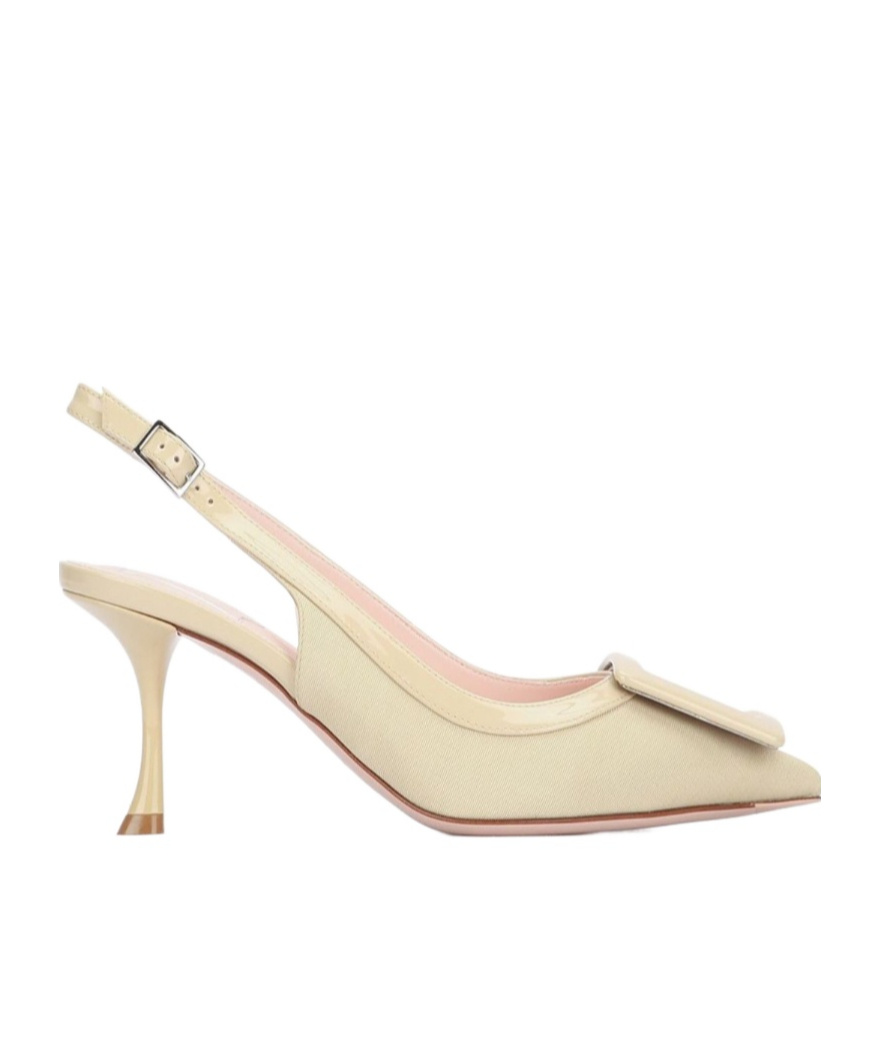 Roger Vivier Viv' In The City Slingback Pumps In Brown