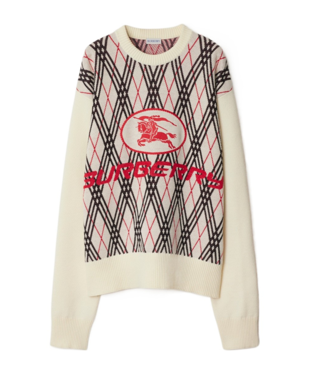 Burberry Argyle-knit Jumper