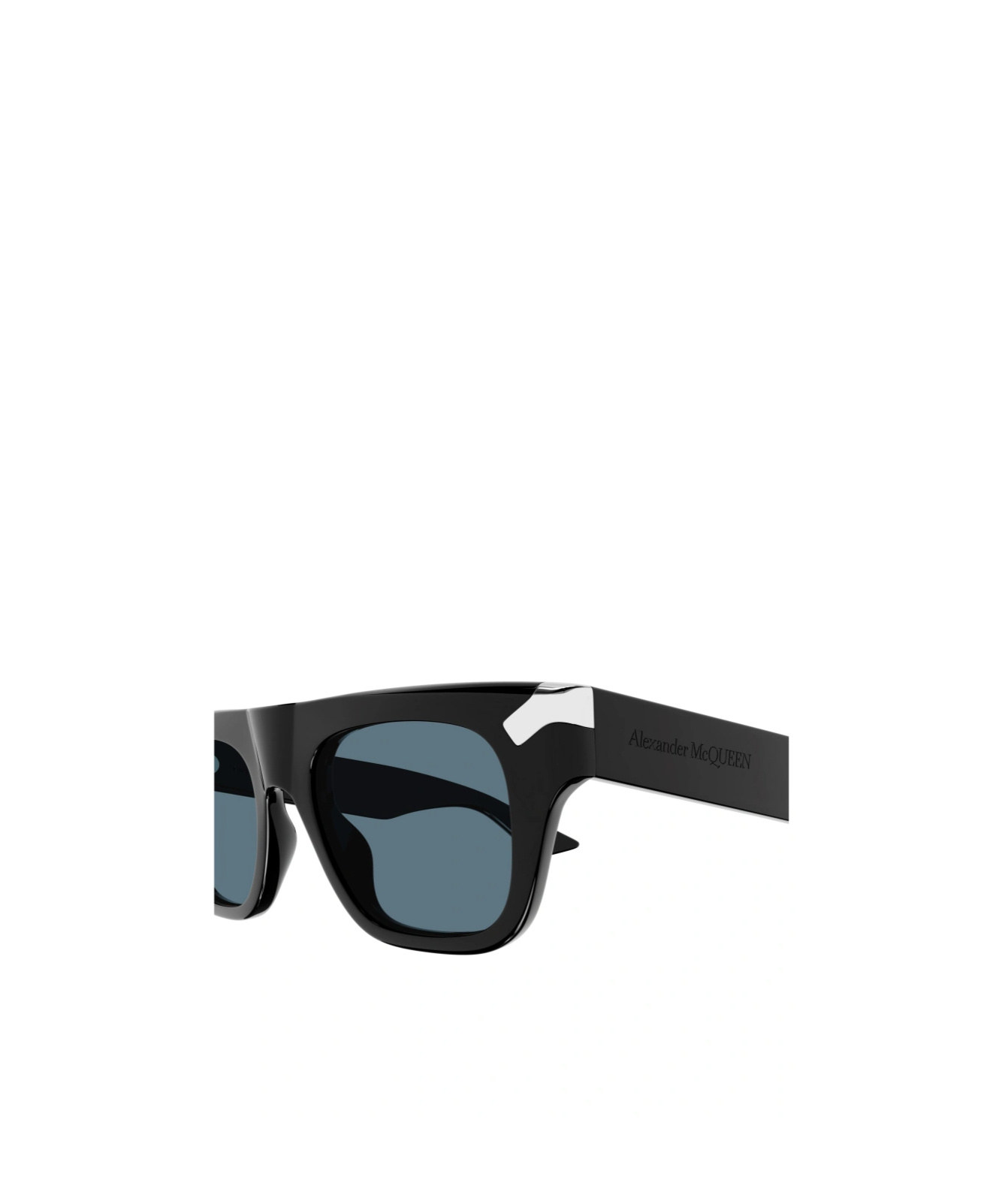 Alexander Mcqueen Rectangle Frame Sunglasses Sunglasses In Black