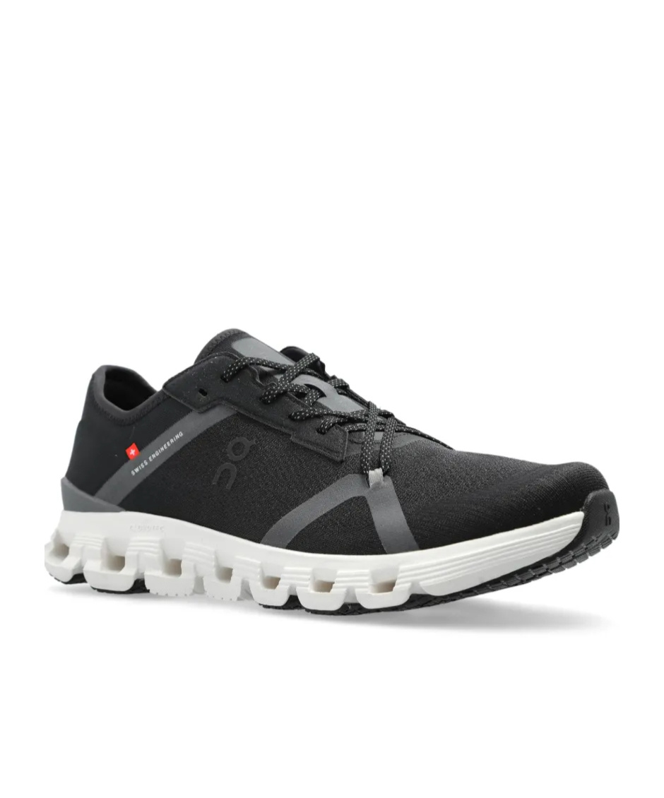 On Running Sneakers Cloud X 4 Ad On In Mesh Riciclato In Black