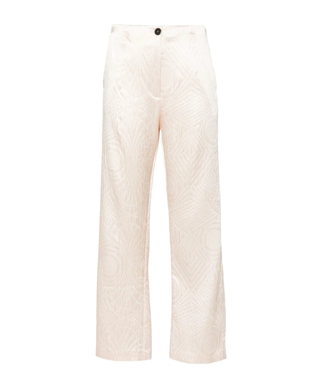 FORTE FORTE PATTERNED STRAIGHT TROUSERS