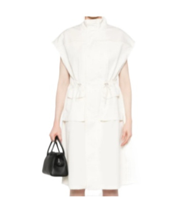 Fabiana Filippi Bead-embellished Midi Dress In White