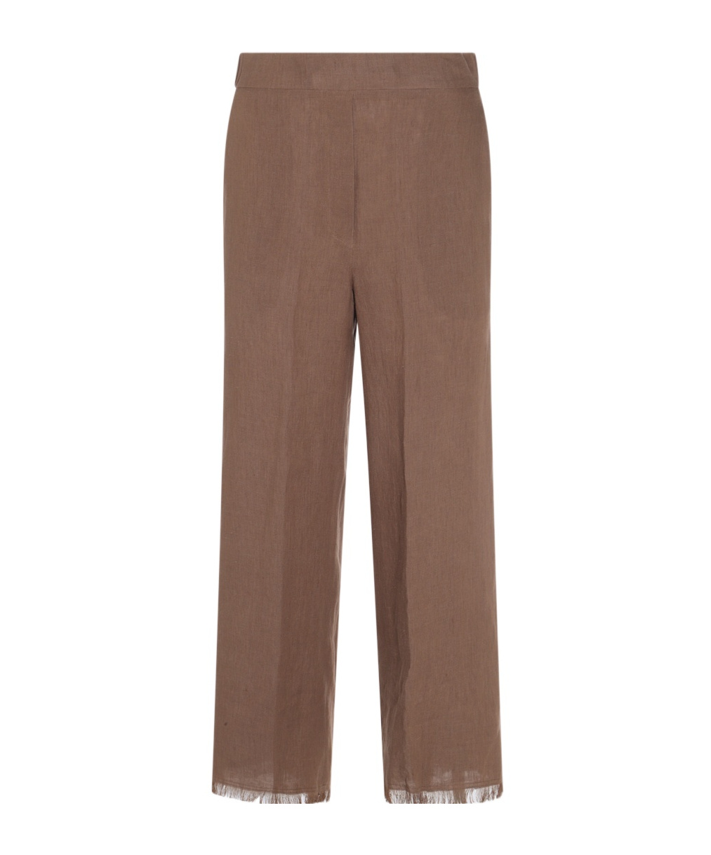 Antonelli Brown Linen Pants