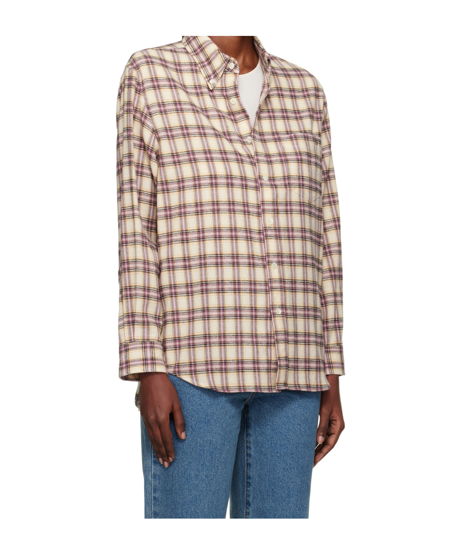 Dunst Plaid Shirt In Brown