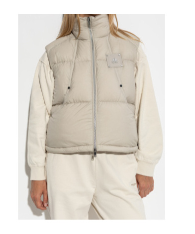 Moose Knuckles Long-sleeved Down Jacket In Neutral