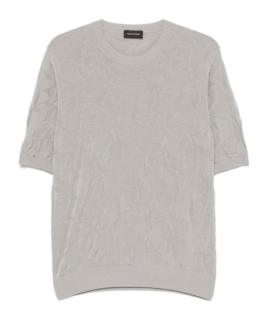 Shop Tagliatore Short-sleeved T-shirt In Gray