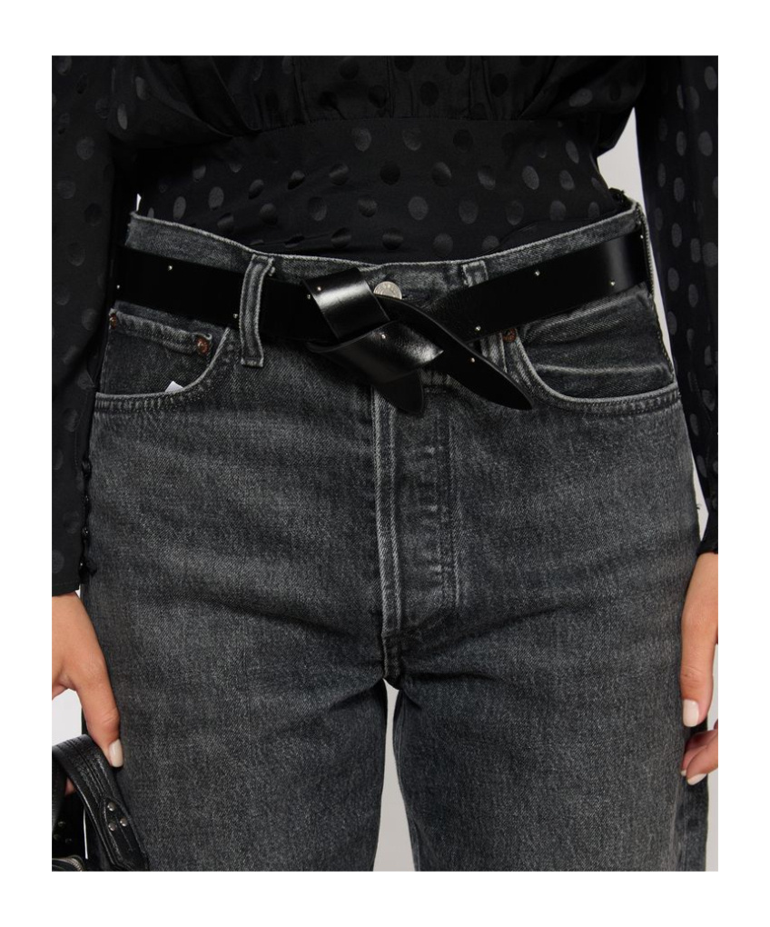 Isabel Marant Pointed Belt In Black
