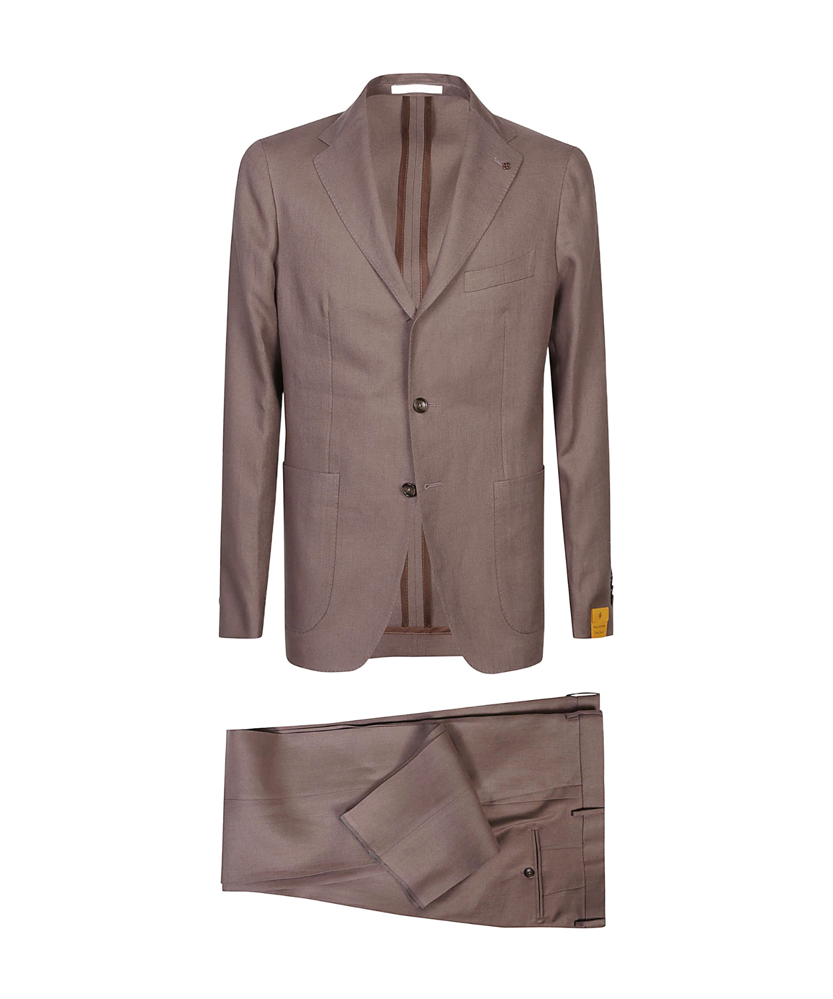Tagliatore Linen Suit In Gray