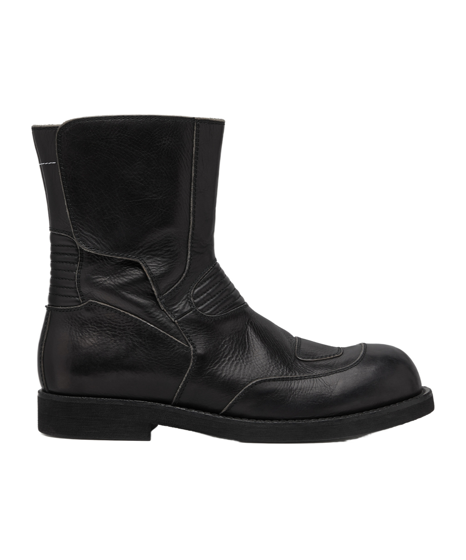 Mm6 Maison Margiela Trunk Boots In Black