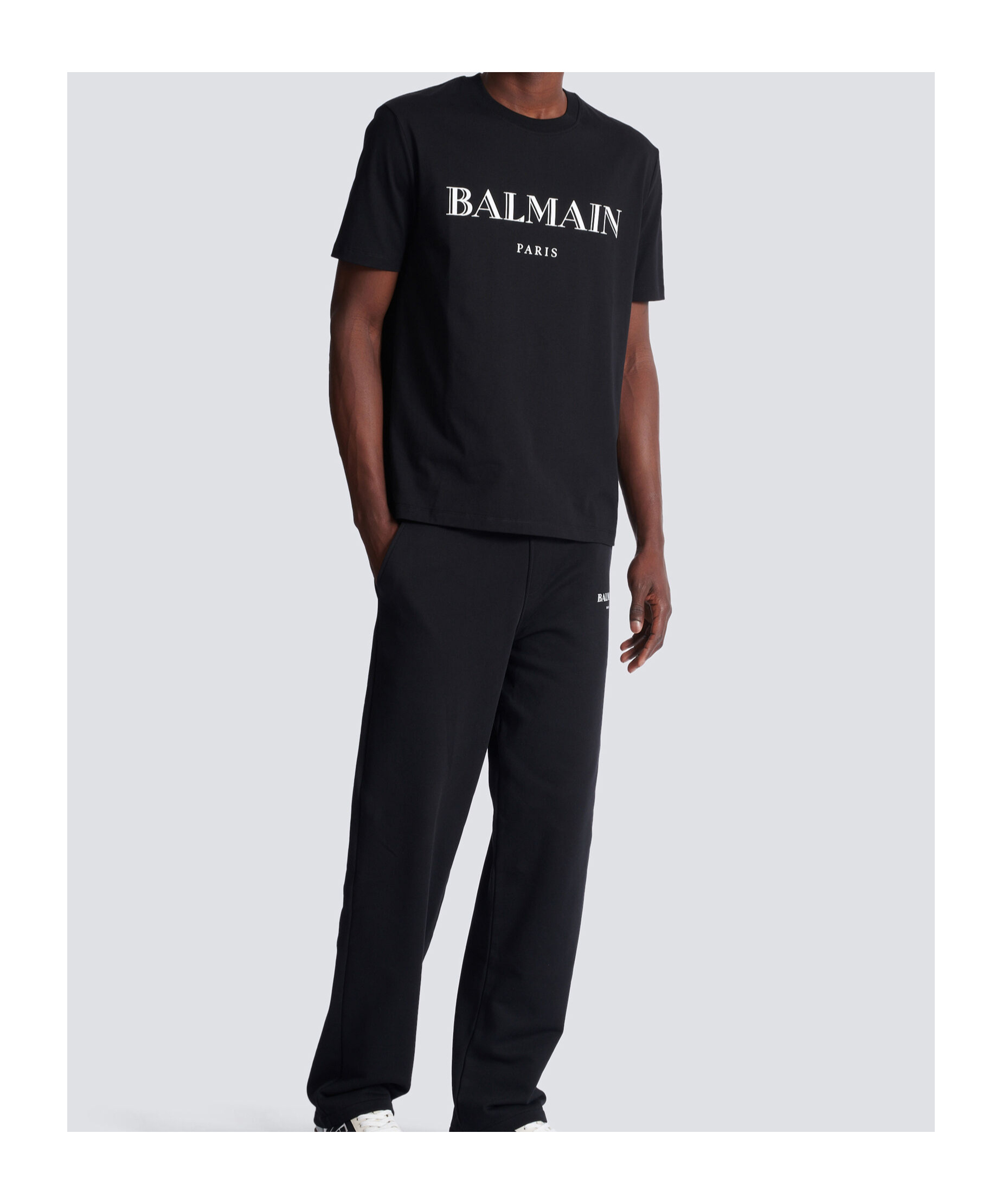 Balmain Vintage Crystal-embellished T-shirt In Brown