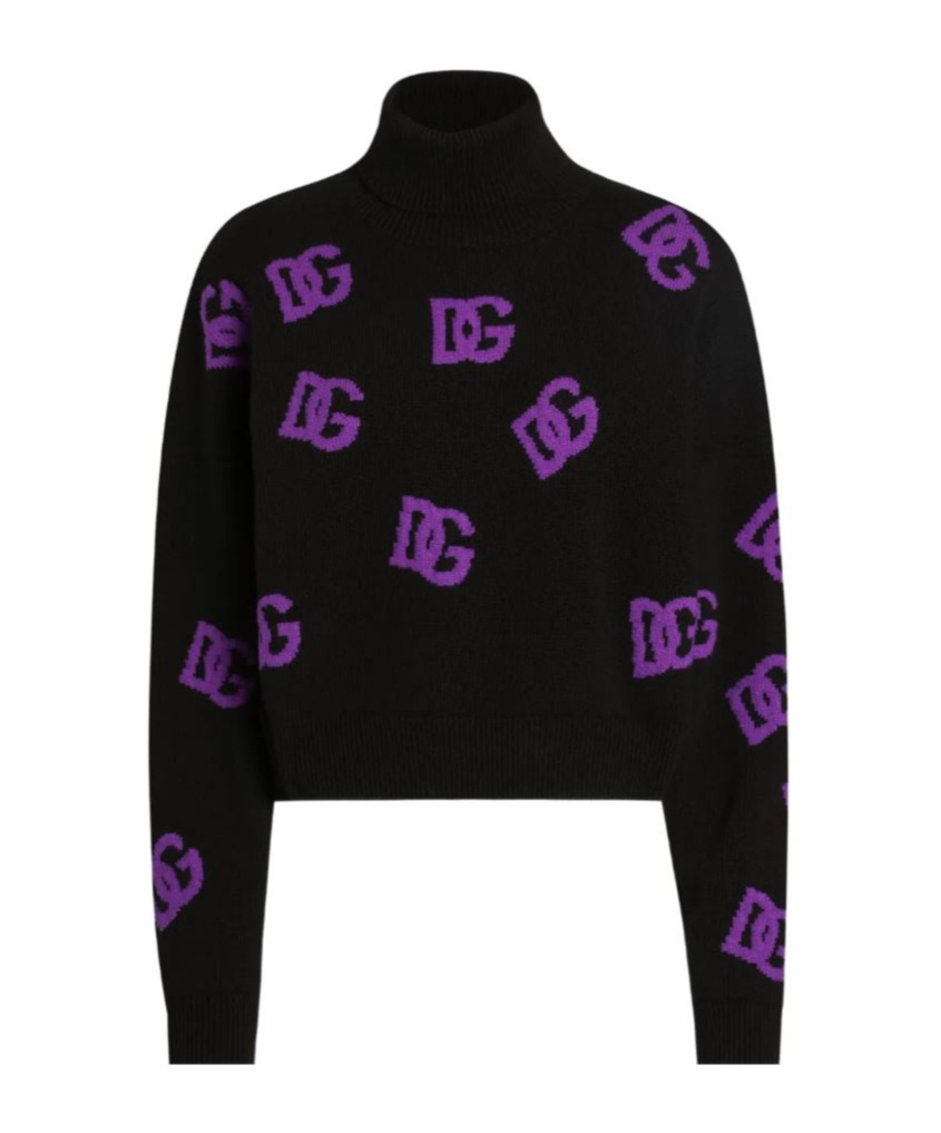 Dolce & Gabbana Turtleneck Sweater In Black