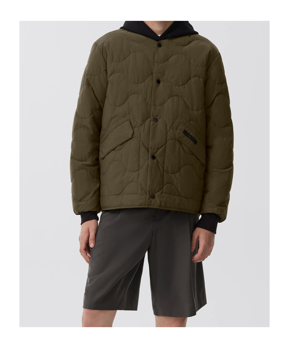 Canada Goose Double-sided Down Jacket In Green