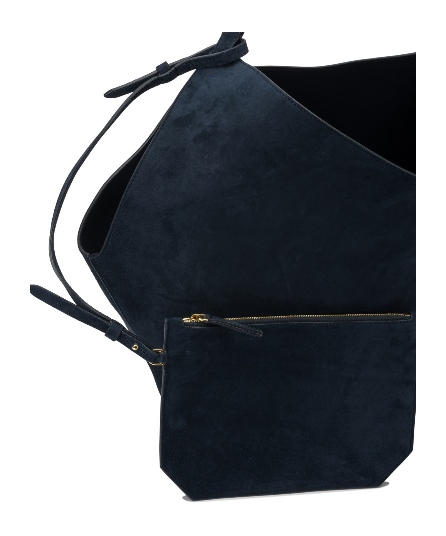 Khaite Lotus Medium Tote Bag In Black