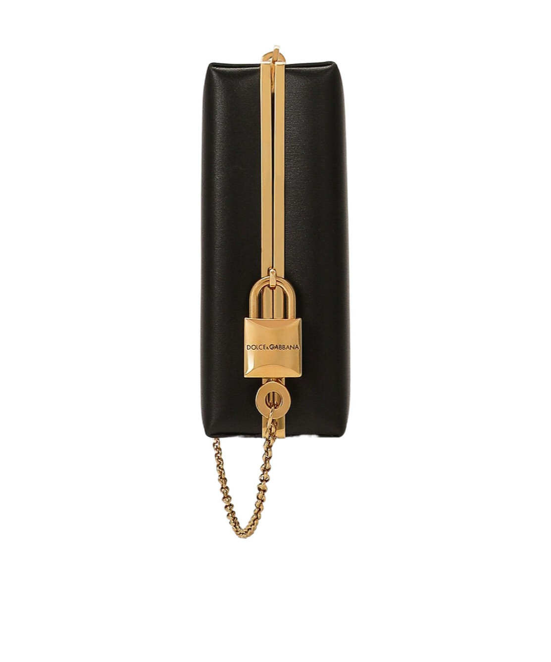 Dolce & Gabbana Elegant Mini Handbag With Distinctive Gold-tone Accents In Black