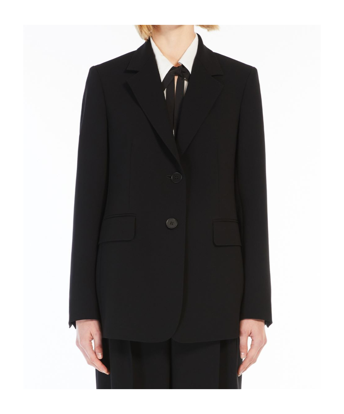 Max Mara Tailored Suit Jacket Front Pockets