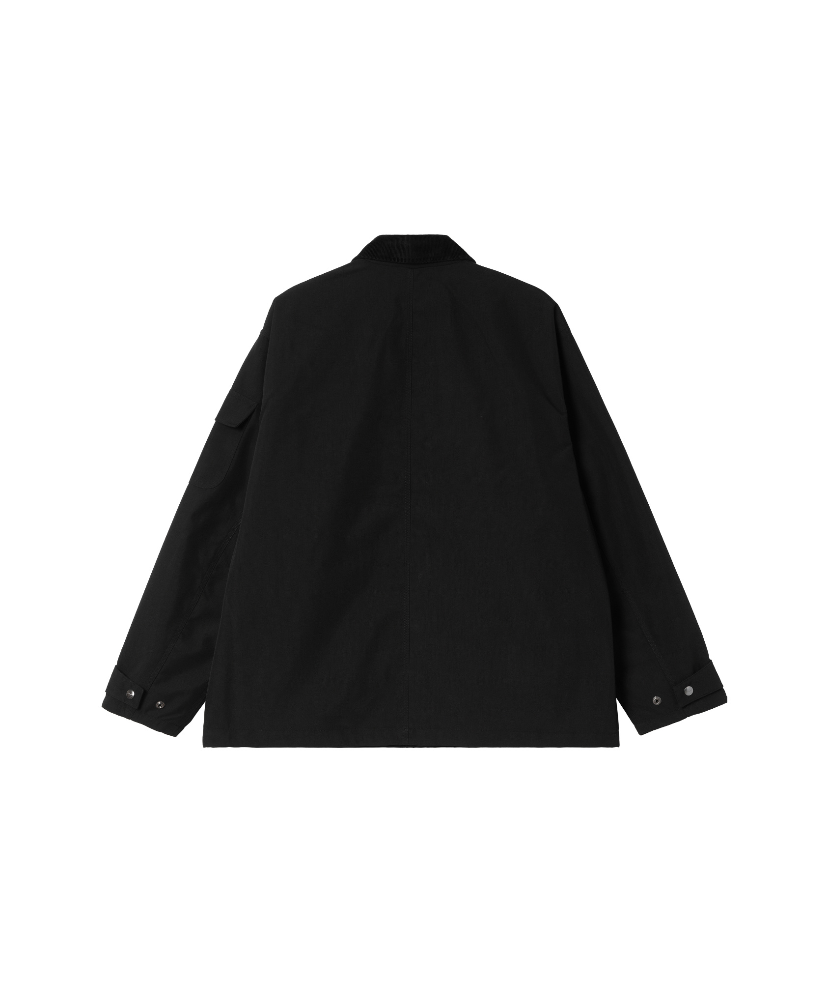 Carhartt Michigan Coat Cotton Long Jacket In Black
