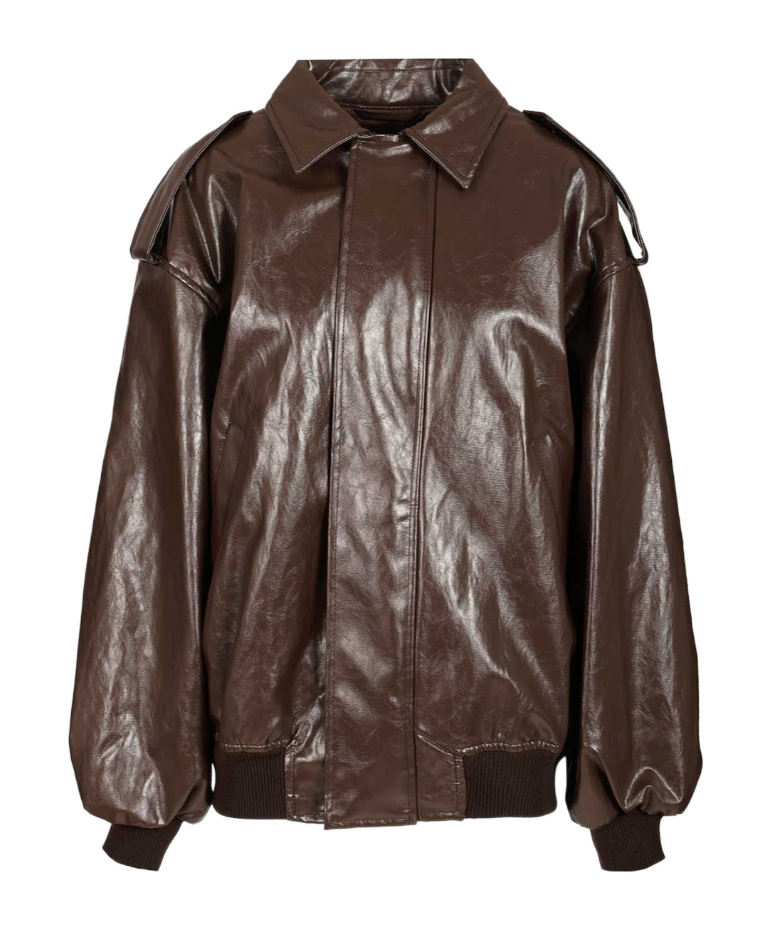 Federica Tosi Leather Jacket Jackets Brown In Brown
